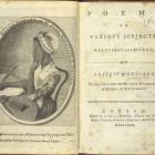 Frontispiece to Phillis Wheatley's Poems on Various Subjects.. Frontispiece to Phillis Wheatley's Poems on Various Subjects...